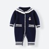 Infant and toddler knitted lace bodysuit outer wear crawling clothes