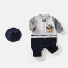 Autumn and winter infant long-sleeved jumpsuit crawling clothes