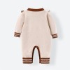 Infant and toddler knitted lace bodysuit spring and autumn style outer wear crawling clothes