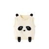 Spring and Autumn Panda Cartoon Baby Knitted Vest