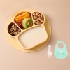 Baby integrated dining tray Children's silicone suction bowl