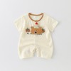 Lightweight short-sleeve jumpsuit