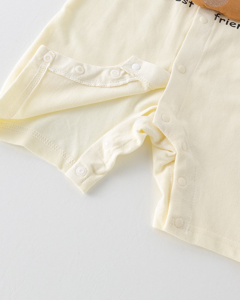 Lightweight short-sleeve jumpsuit