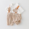 Two-piece illusion jumpsuit