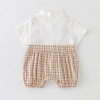 Two-piece illusion jumpsuit