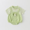 Cartoon striped onesie