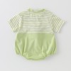 Cartoon striped onesie