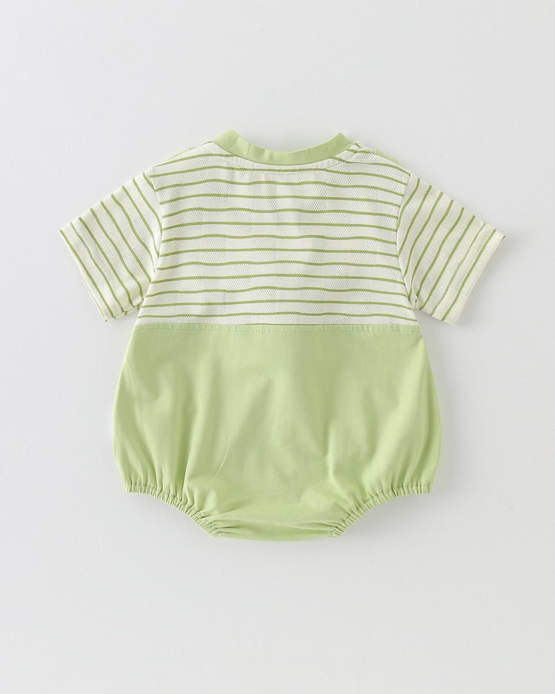 Cartoon striped onesie