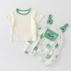 Two-piece harness pants and bodysuit