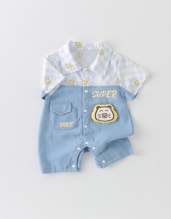 Baby Cartoon Short Sleeve Bodysuit