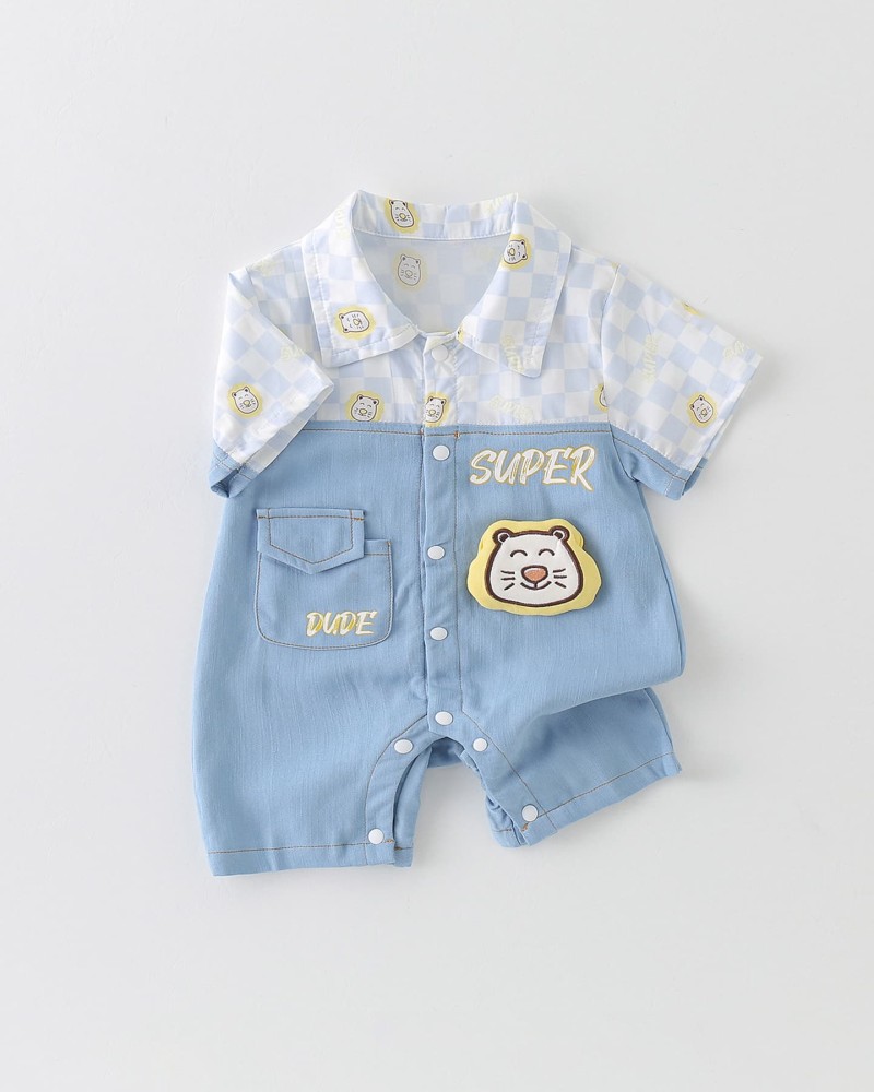 Baby Cartoon Short Sleeve Bodysuit