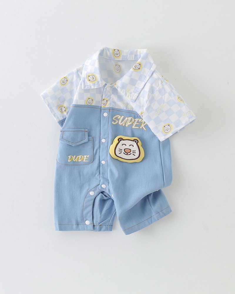 Baby Cartoon Short Sleeve Bodysuit