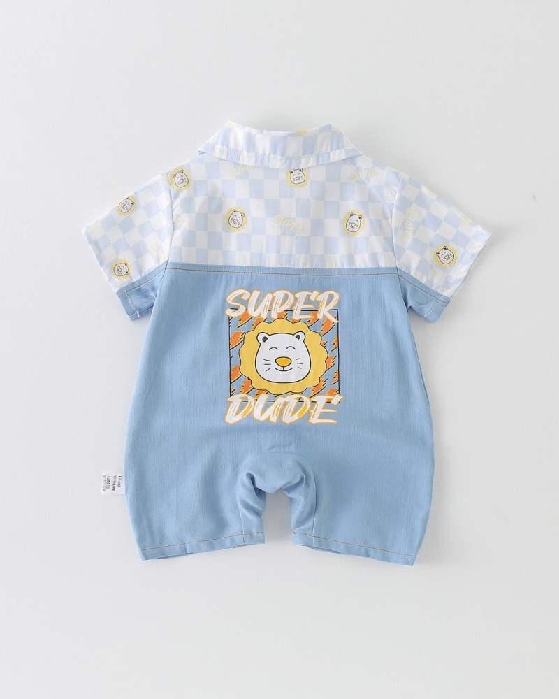 Baby Cartoon Short Sleeve Bodysuit