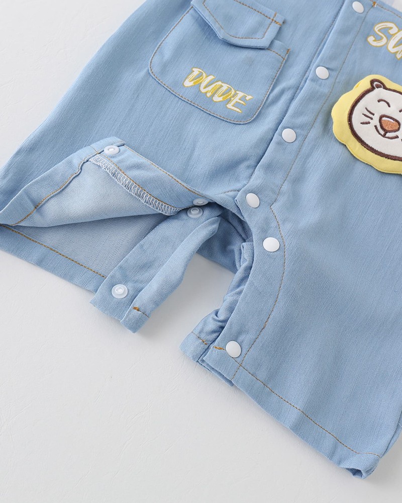 Baby Cartoon Short Sleeve Bodysuit
