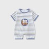 Striped baby onesie