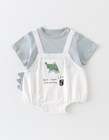 Short-sleeve jumpsuit
