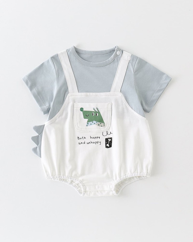 Short-sleeve jumpsuit