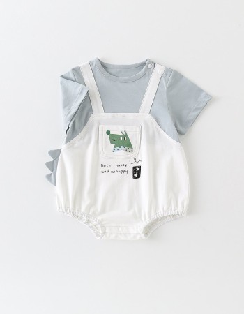 Short-sleeve jumpsuit