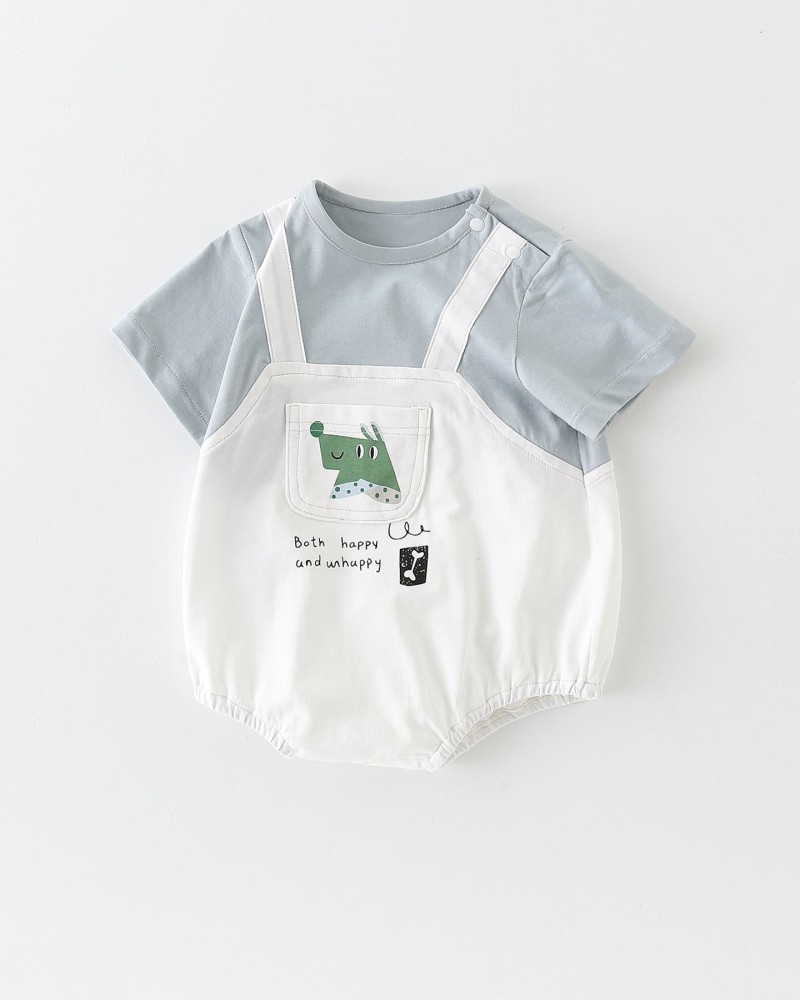 Short-sleeve jumpsuit