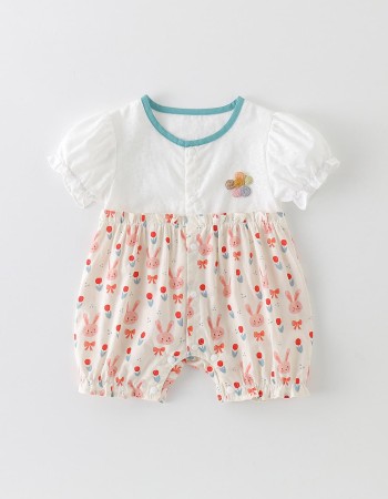 Short-sleeve jumpsuit
