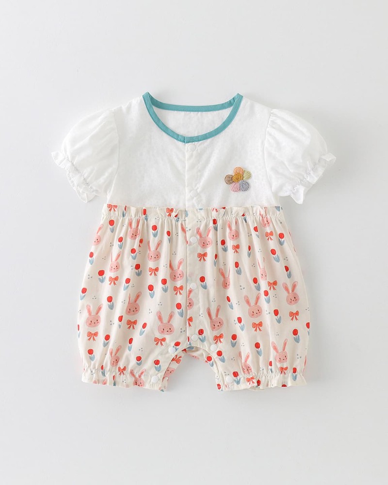 Short-sleeve jumpsuit