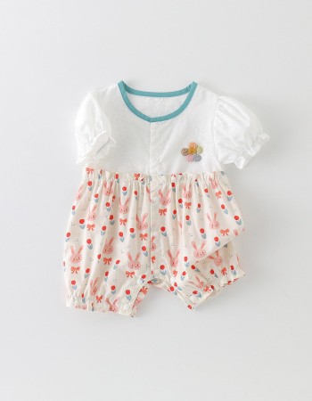 Short-sleeve jumpsuit