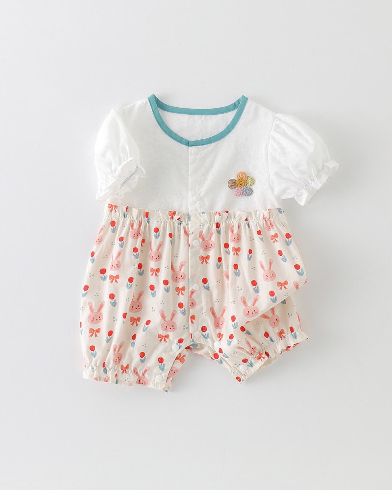 Short-sleeve jumpsuit