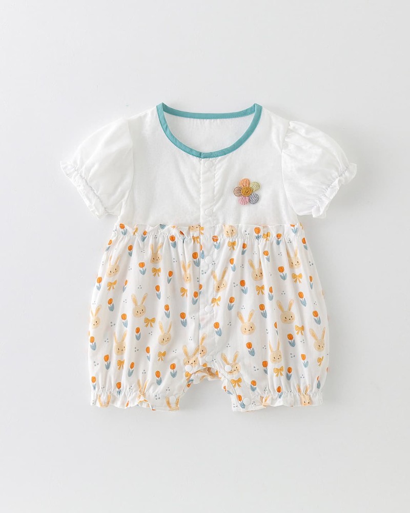 Short-sleeve jumpsuit