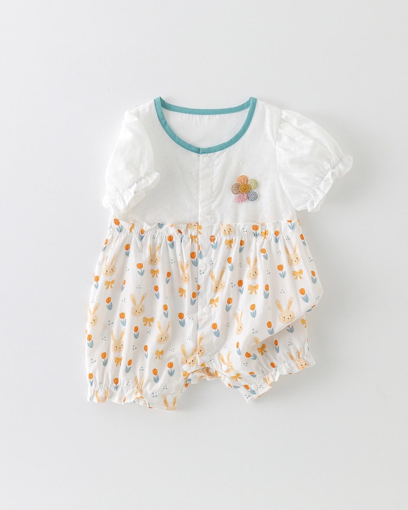 Short-sleeve jumpsuit