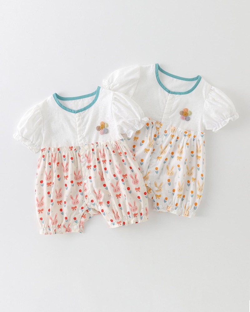 Short-sleeve jumpsuit