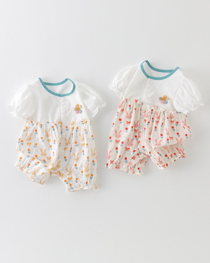 Short-sleeve jumpsuit
