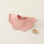 Cotton bib for baby, solid color