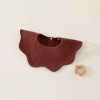 Cotton bib for baby, solid color