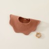 Cotton bib for baby, solid color
