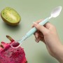 Dual-headed baby food spoon