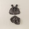 Leopard Print Baby Girl Fashion Two-Piece Set