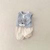 Children's two-piece set: separates with vest and shorts
