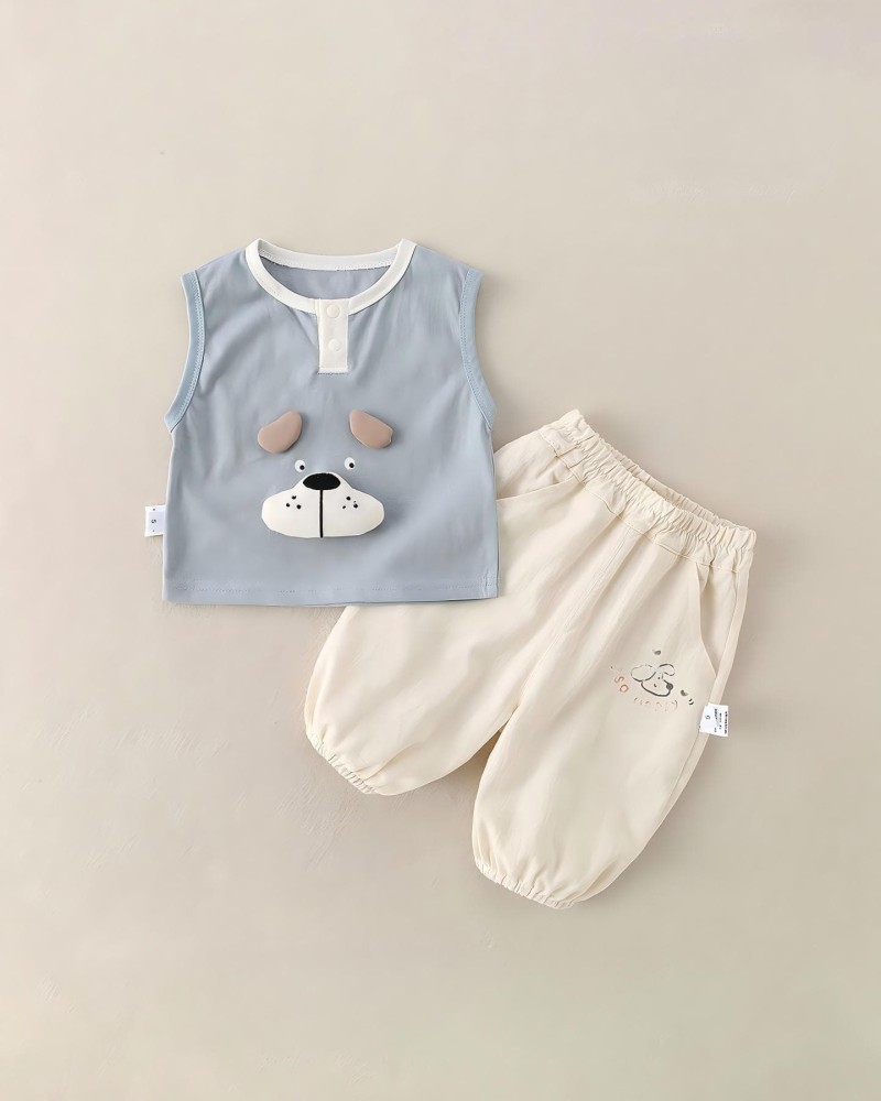 Children's two-piece set: separates with vest and shorts
