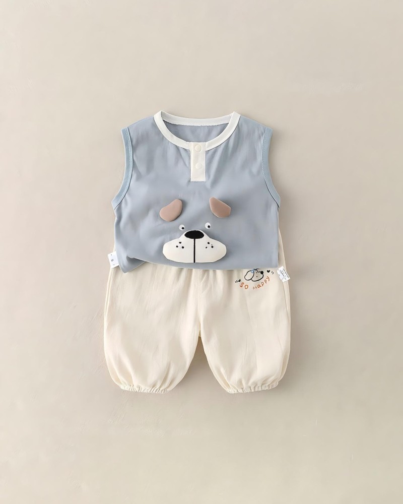 Children's two-piece set: separates with vest and shorts