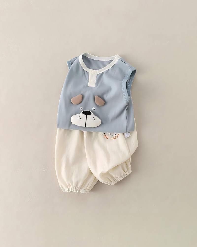 Children's two-piece set: separates with vest and shorts