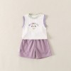 Baby Cartoon Sleeveless Vest Set