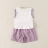 Baby Cartoon Sleeveless Vest Set