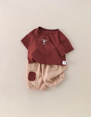 Baby separates short-sleeve set