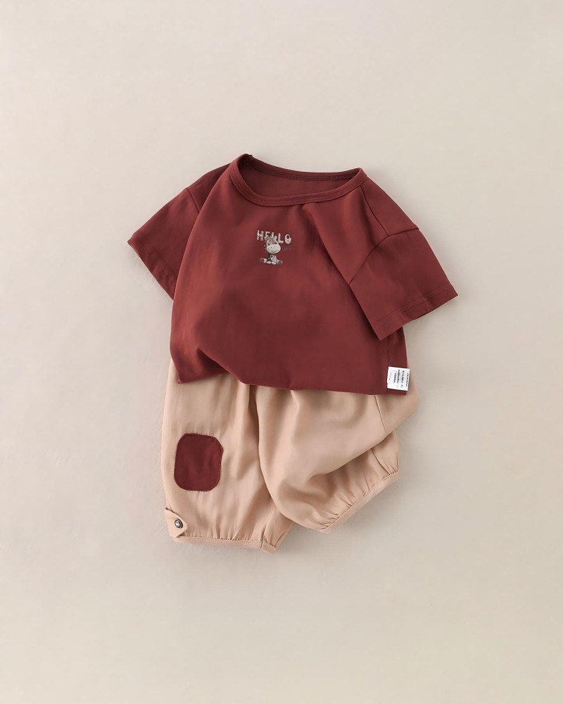 Baby separates short-sleeve set