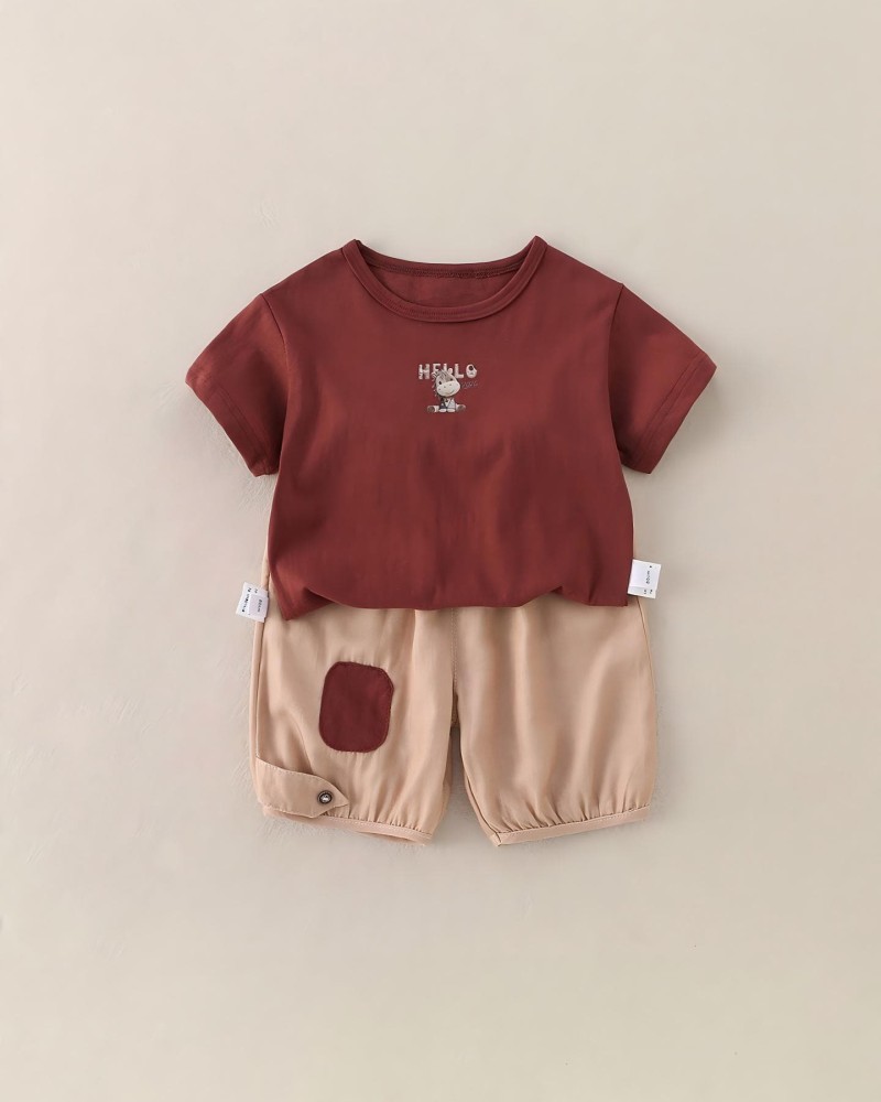 Baby separates short-sleeve set