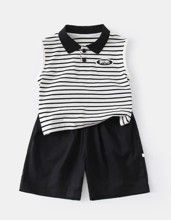 Children's vest and shorts set, casual outdoor two-piece outfit