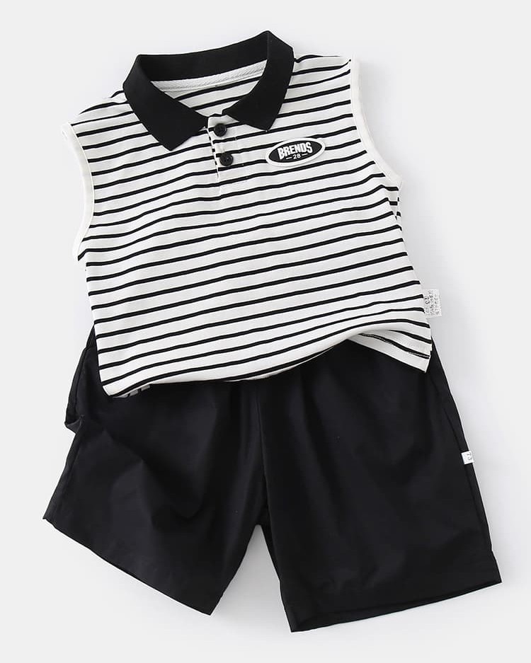 Children's vest and shorts set, casual outdoor two-piece outfit