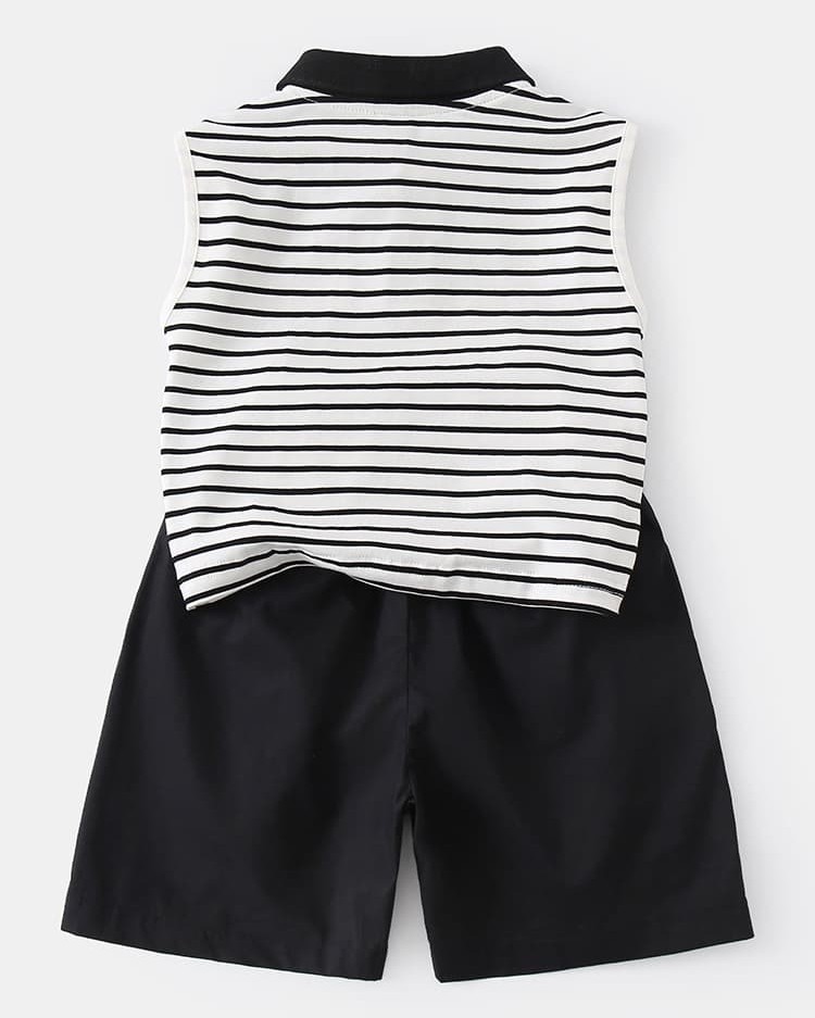 Children's vest and shorts set, casual outdoor two-piece outfit