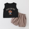 Two-piece set with tank top and shorts