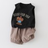 Two-piece set with tank top and shorts